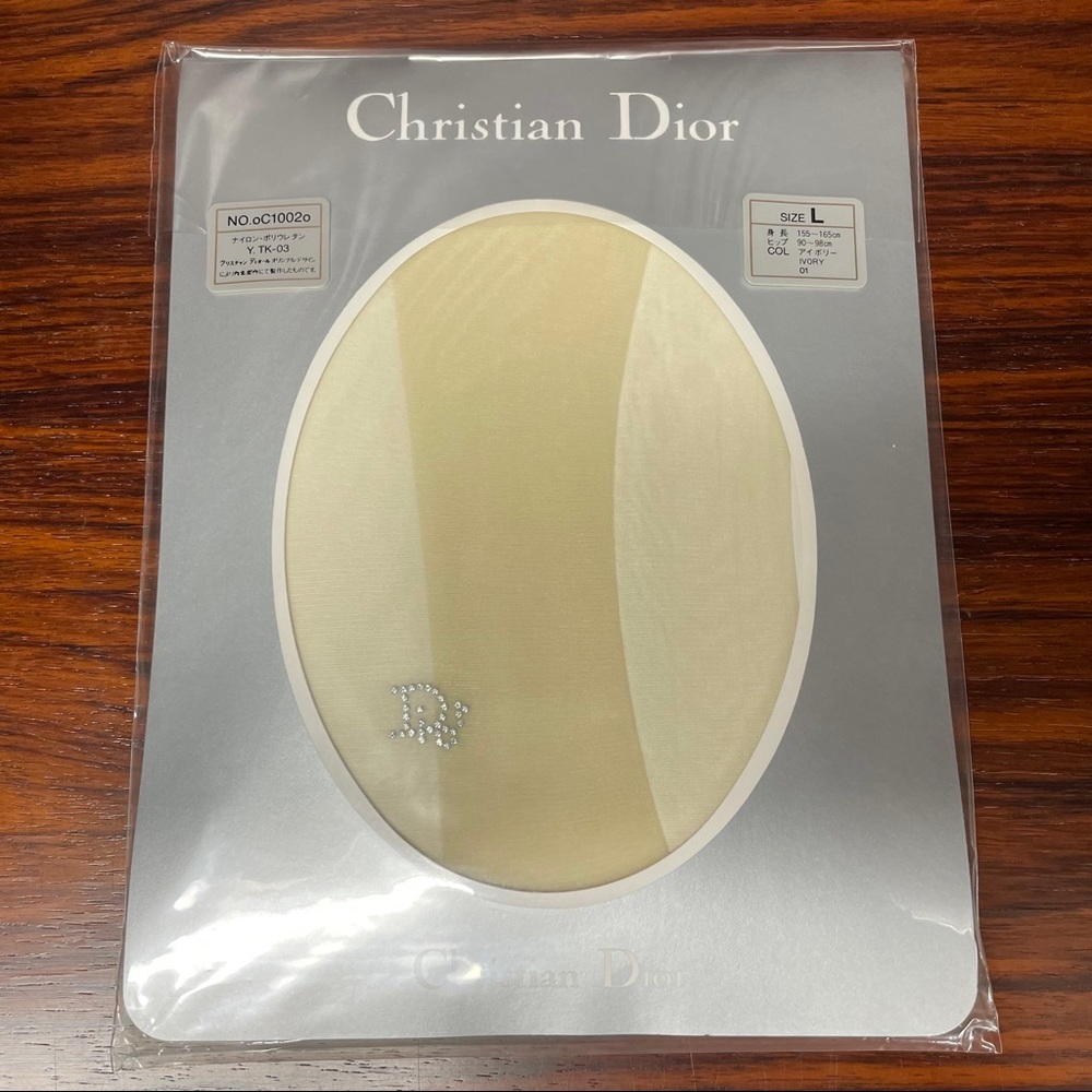 Christian Dior new pantyhose / tights Large L. NOS